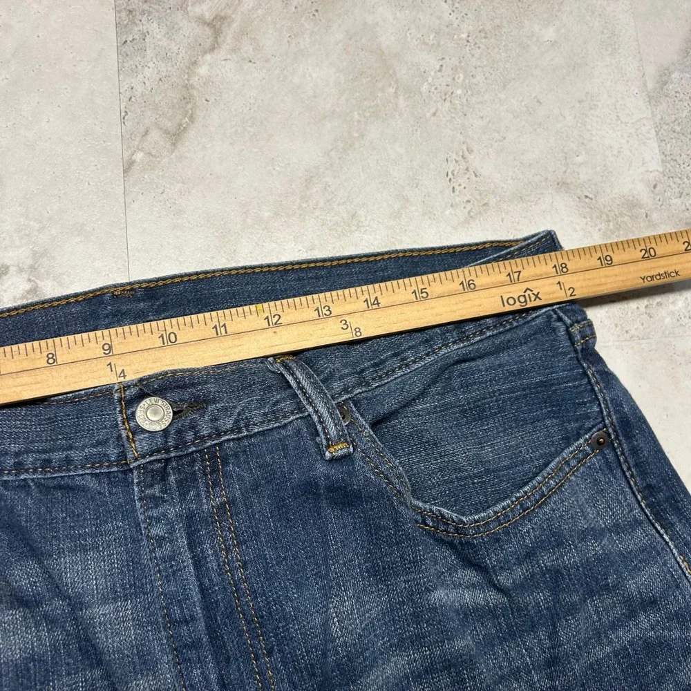 Levi's 559 Relaxed Straight Jeans Medium Wash Mens 36x32 Blue Denim Classic
